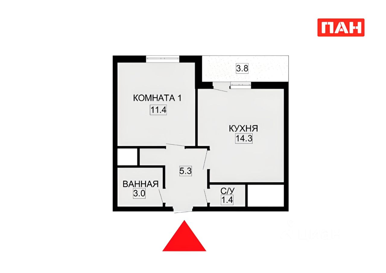 Квартира №1567284, корпус 5 в ЖК Юнтолово от застройщика ГК Главстрой в  Санкт-Петербурге — Недвижимость на сайте Living.ru